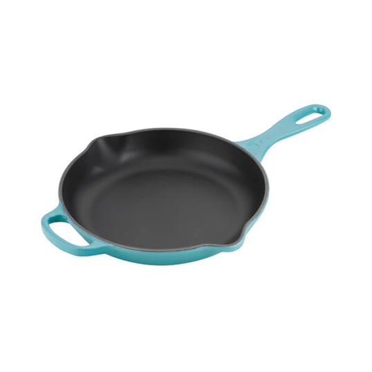 Le Creuset Signature Teal Cast Iron 23cm Skillet