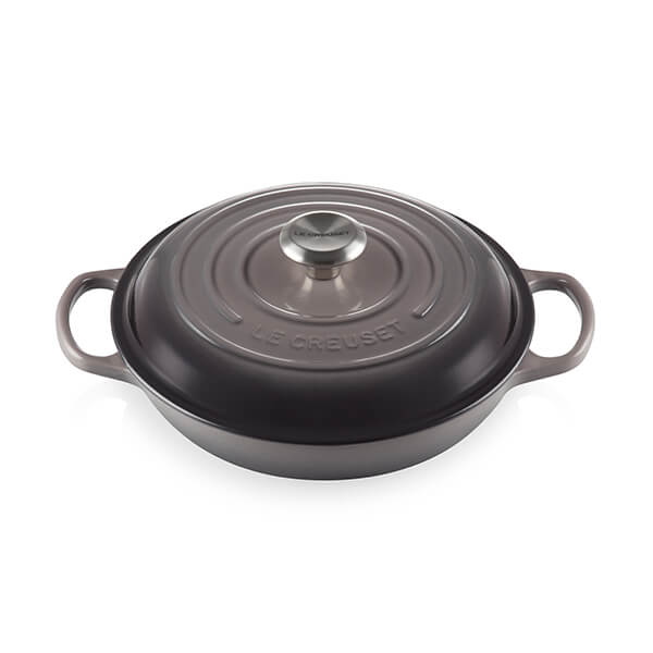 Le Creuset Signature Flint Cast Iron 26cm Shallow Casserole