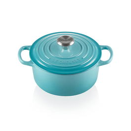 Le Creuset Signature Teal Cast Iron 20cm Round Casserole
