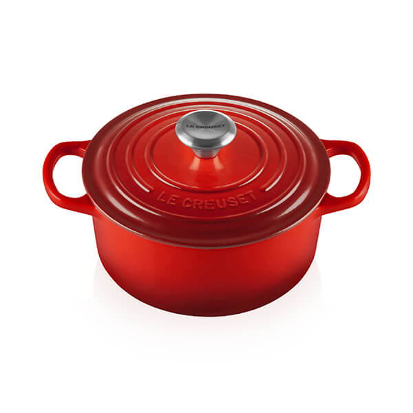Le Creuset Signature Cerise Cast Iron 24cm Round Casserole
