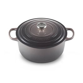 Le Creuset Signature Flint Cast Iron 24cm Round Casserole