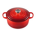 Le Creuset Signature Cerise Cast Iron 28cm Round Casserole