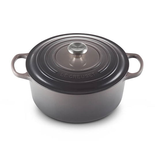 Le Creuset Signature Flint Cast Iron 28cm Round Casserole