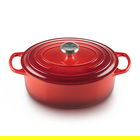 Le Creuset Signature Cerise Cast Iron 29cm Oval Casserole
