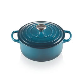 Le Creuset Signature Deep Teal Cast Iron 20cm Round Casserole