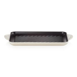 Le Creuset Meringue Cast Iron 32cm Rectangular Grill