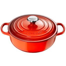 Le Creuset Signature Cerise 24cm Round Sauteuse