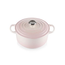 Le Creuset Signature Shell Pink 24cm Round Casserole
