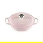 Le Creuset Signature Shell Pink 26cm Shallow Casserole