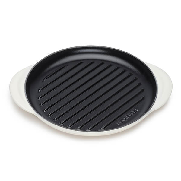 Le Creuset Meringue Cast Iron 25cm Round Grill