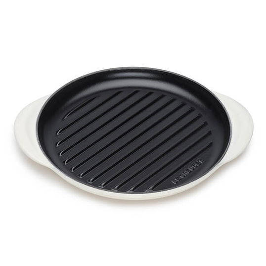 Le Creuset Meringue Cast Iron 25cm Round Grill