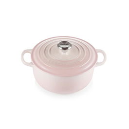 Le Creuset Signature Shell Pink 20cm Round Casserole
