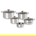 Le Creuset Stainless Steel 5 Piece Cookware Set