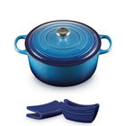 Le Creuset Signature Azure Cast Iron 28cm Round Casserole