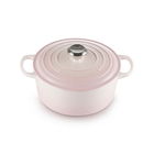 Le Creuset Signature Shell Pink Cast Iron 28cm Round Casserole