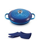 Le Creuset Signature Azure Cast Iron 26cm Shallow Casserole