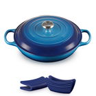 Le Creuset Signature Azure Cast Iron 30cm Shallow Casserole