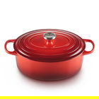 Le Creuset Signature Cerise Cast Iron 31cm Oval Casserole
