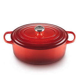 Le Creuset Signature Cerise Cast Iron 31cm Oval Casserole