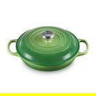 Le Creuset Signature Bamboo Cast Iron 26cm Shallow Casserole