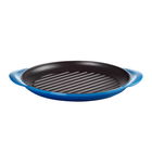 Le Creuset Azure Blue Cast Iron 25cm Round Grill