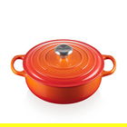 Le Creuset Volcanic 24cm Round Sauteuse