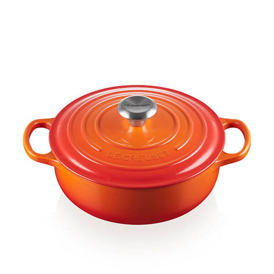 Le Creuset Volcanic 24cm Round Sauteuse