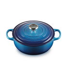 Le Creuset Azure Blue 24cm Round Sauteuse