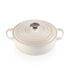 Le Creuset Meringue 24cm Round Sauteuse