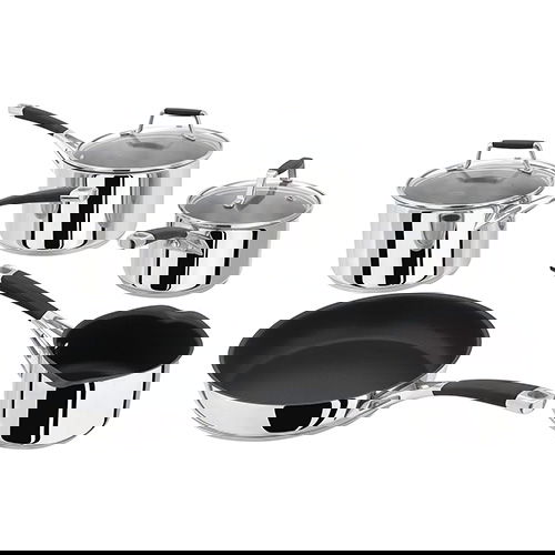 Stellar 5000 Induction 5 Piece Saucepan Set