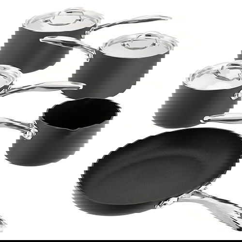 Stellar 6000 Hard Anodised 5 Piece Cookware Set