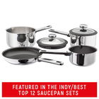 Stellar Stay Cool 4 Piece Draining Saucepan Set