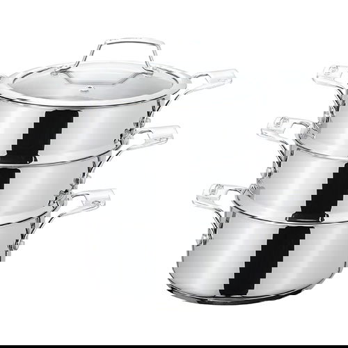 Stellar Premium 16cm 3 Tier Steamer Set
