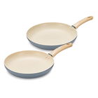Tower Scandi 2 Piece Fry Pan Set Grey