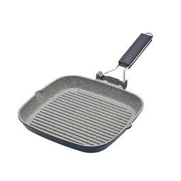 Master Class Induction Aluminium 20cm Grill Pan Marble Coating