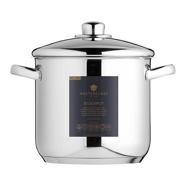 Master Class 22cm Stainless Steel 7.0 Litre Stockpot