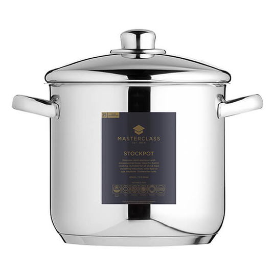 Master Class 24cm Stainless Steel 8.5 Litre Stockpot