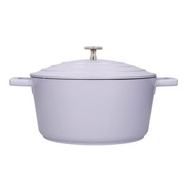 MasterClass Cast Aluminium 4L Casserole Dish, Lavender
