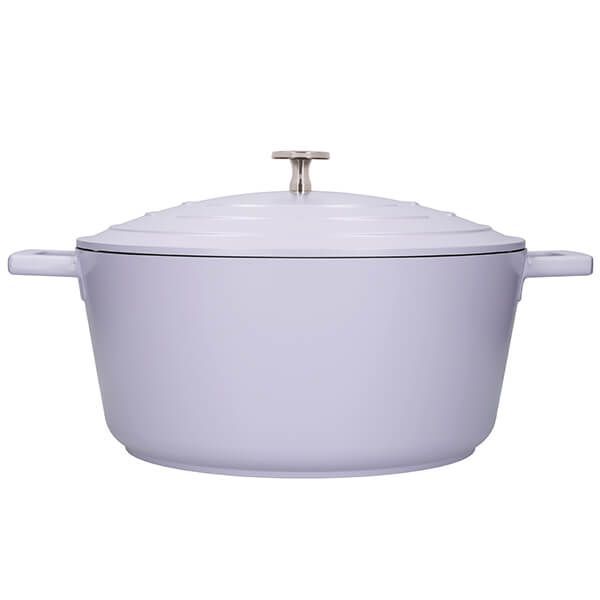 MasterClass Cast Aluminium 5L Casserole Dish, Lavender