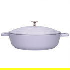 MasterClass Cast Aluminium 4L Shallow Casserole Dish, Lavender