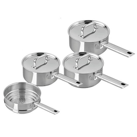 Tala Performance Superior 3 Piece Cookware Set With Free Multi Steamer
