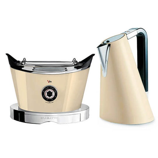 Bugatti Vera Easy Kettle and Volo Toaster Set Cream