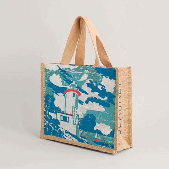 Seasalt Cute Jute Tater Du Lighthouse Teal