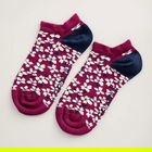 Seasalt Womens Bamboo Arty Trainer Socks Ditsy Daisy Cordial Size 4-7