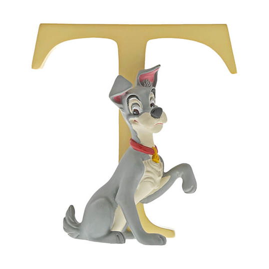 Disney T Tramp Ornamental Letter