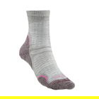 Bridgedale Womens Hike Ultra Light T2 Merino Performance Pattern Crew Socks Aubergine