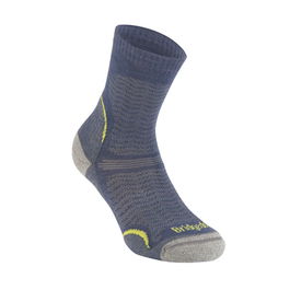 Bridgedale Womens Hike Ultra Light T2 Merino Performance Original Crew Socks Denim