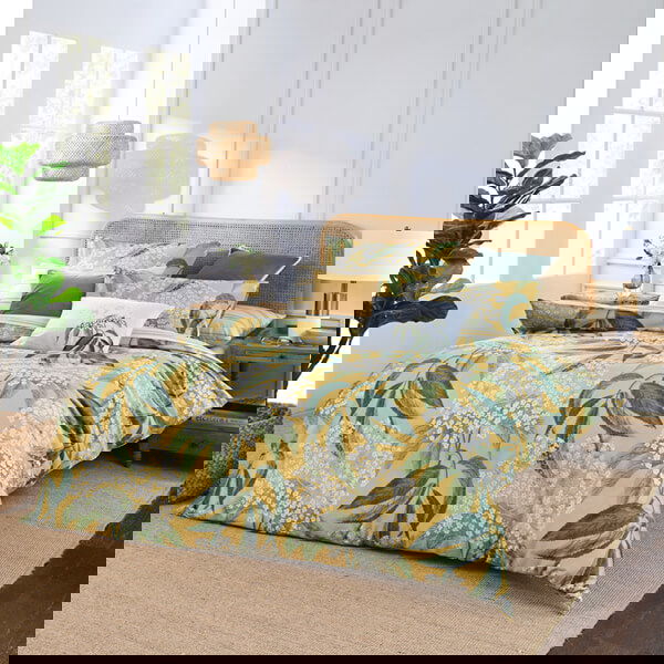 Royal Botanic Gardens Kew Florentina King Size Duvet Cover with 2 Pillowcases