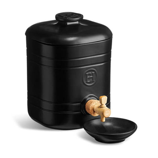 Emile Henry Black Truffle Vinegar Pot 2.0L