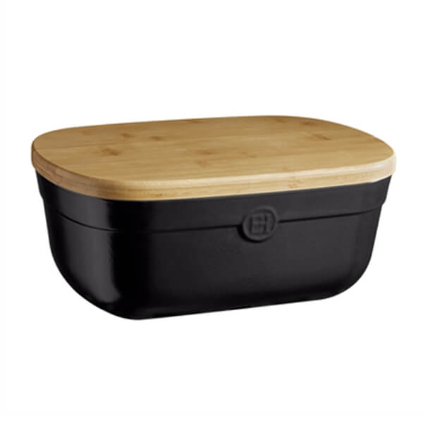 Emile Henry Black Truffle Bread Box